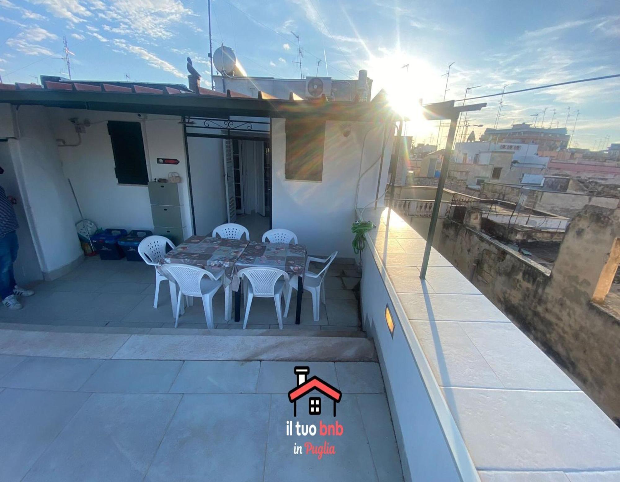Casa Bianca Bnb,Big Terrace,10 Min Airport Beaches Битонто Экстерьер фото