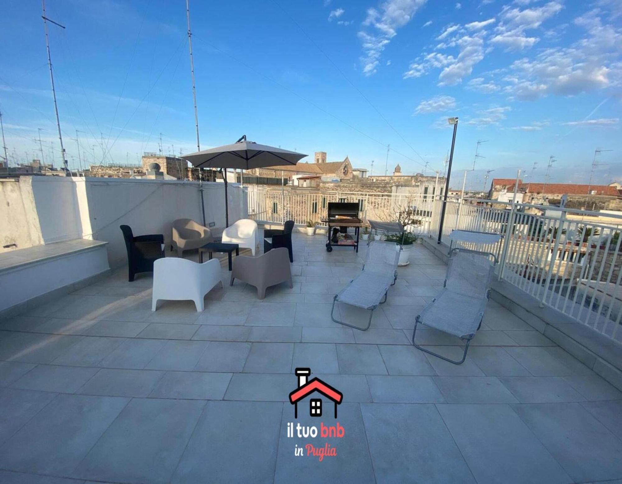 Casa Bianca Bnb,Big Terrace,10 Min Airport Beaches Битонто Экстерьер фото